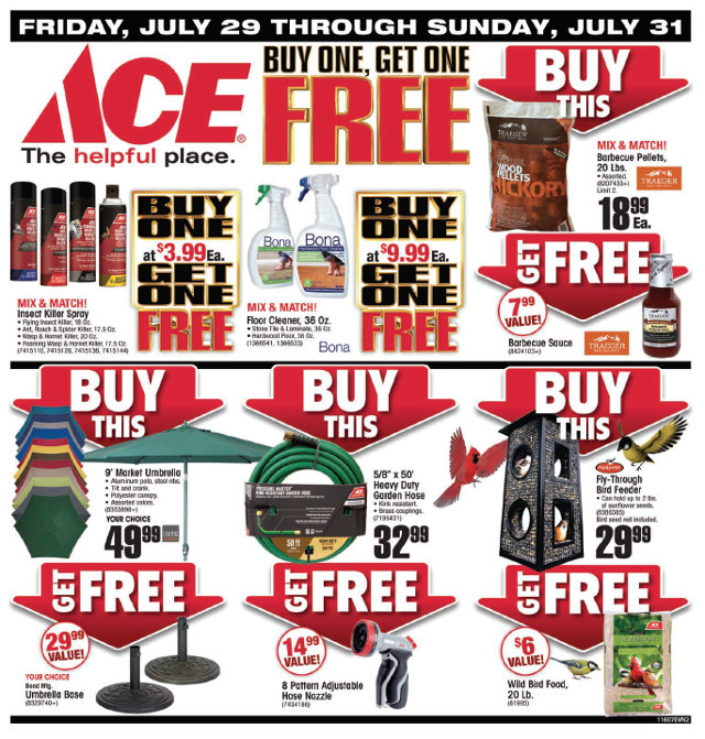 The Big Buy One Get One Free Sale At Arnold Ace Home Center