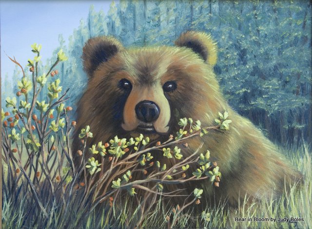 Bear iin Bloom by Judy Boles-1