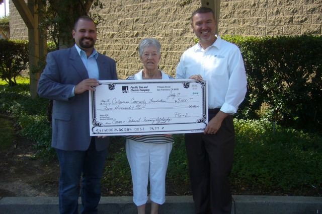 Calaveras Community Foundation Receives Donation from Pacific Gas and Electric Company