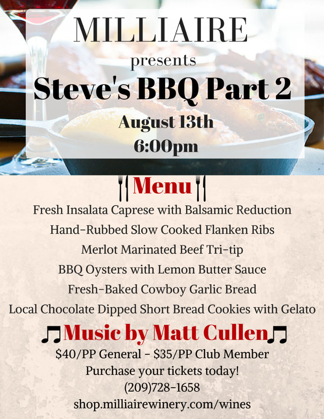 Don’t Miss Steve’s BBQ Part Two!!