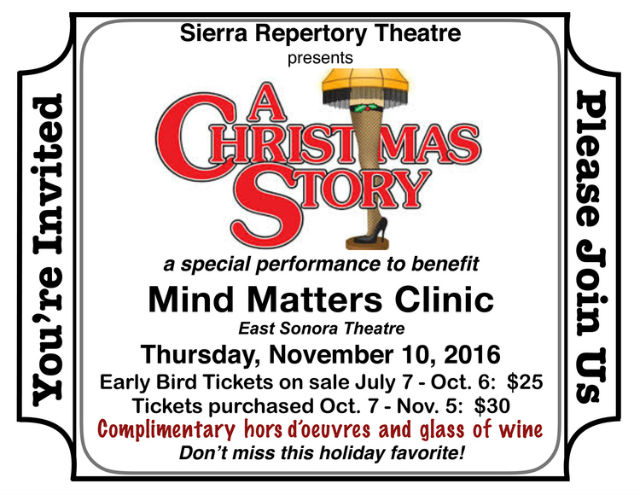 Sierra Repertory Theatre Presents “A Christmas Story”