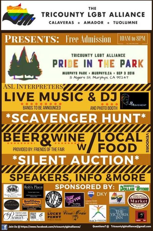 “Pride In The Park” Will Be On September 3rd
