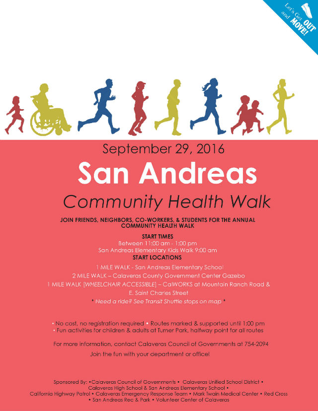 San Andreas Community Health Walk