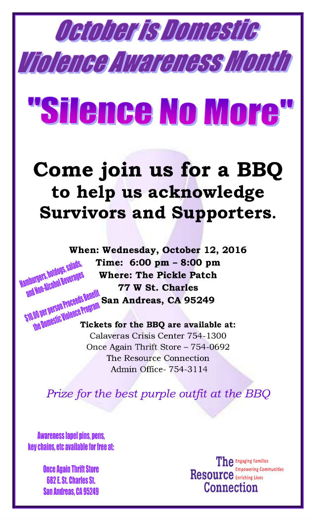 Domestic Violence Awareness Barbecue