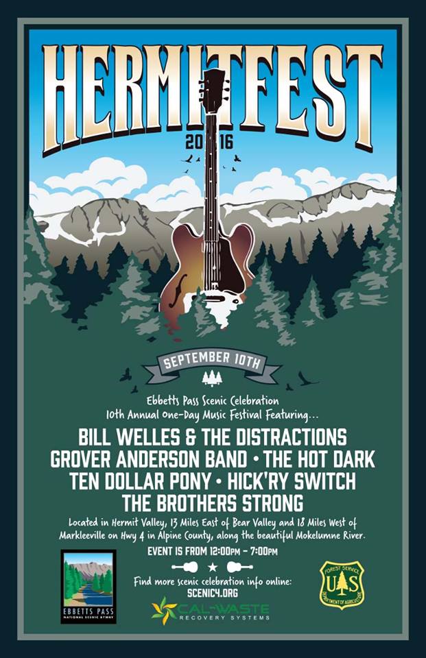The 10th Annual Ebbetts Pass Scenic Celebration, Hermitfest 2016 Is September 10th!