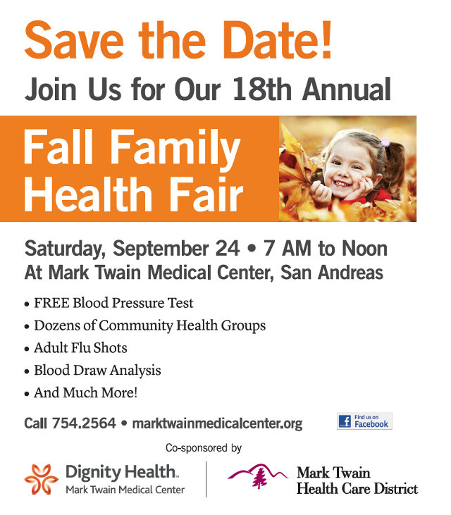 18th Annual Fall Health Fair Is September 24th At Mark Twain Medical Center