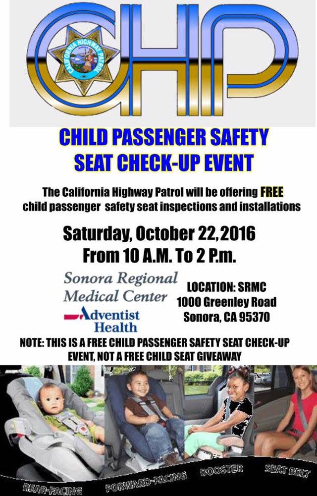 SRMC & CHP Host Child Safety Seat Check Up