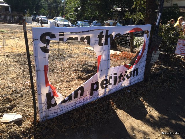 ACPD Says, Yes On D Proponents Need To “Mellow Out” As “No On D” Signs Stolen & Destroyed