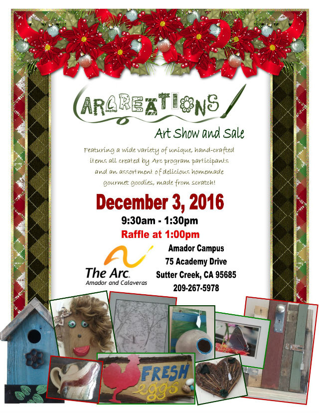 The Arc Of Amador And Calaveras Holiday Fundraising Event