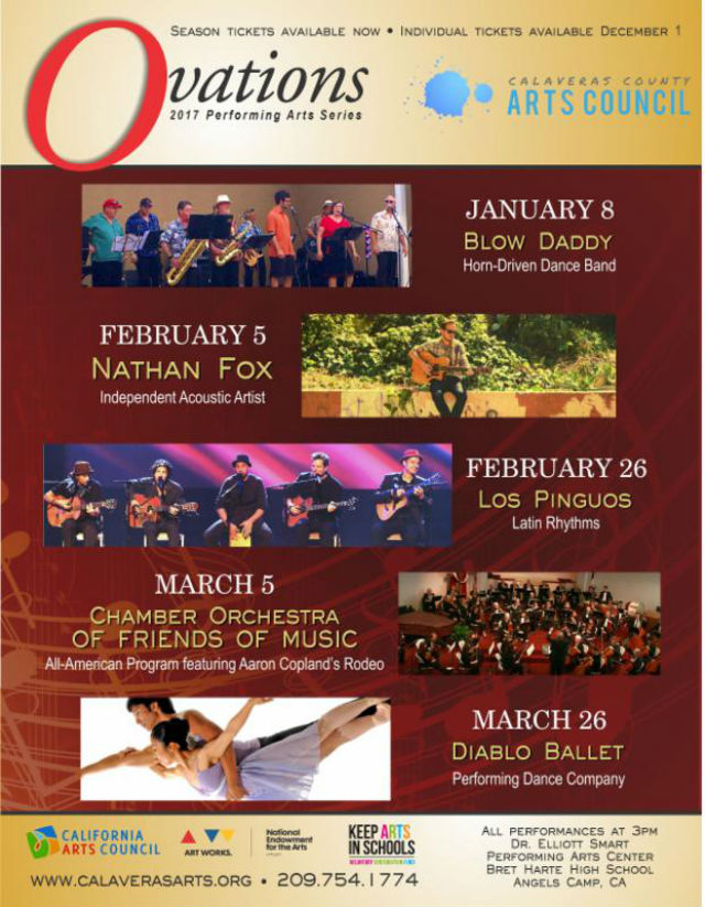 Get Your Tickets For The Ovations Performance Arts Series 2017