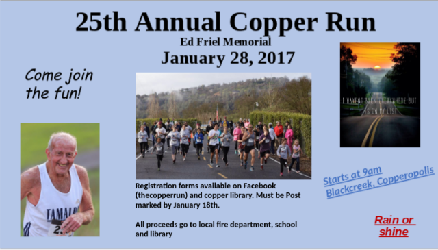 Join The Ed Friel Memorial Copper Run