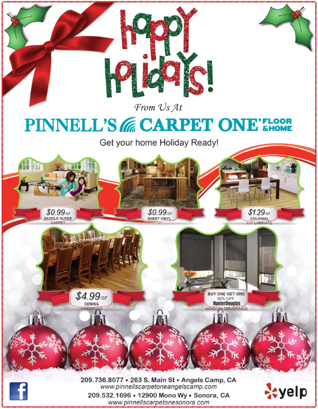 Happy Holidays From Pinnell’s Carpet One