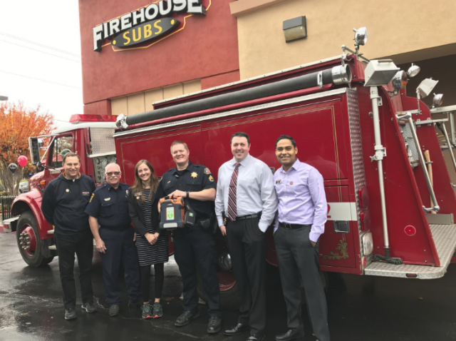 Firehouse Subs Public  Safety Foundation  Awards Folsom First Responders & West Point Fire Protection District