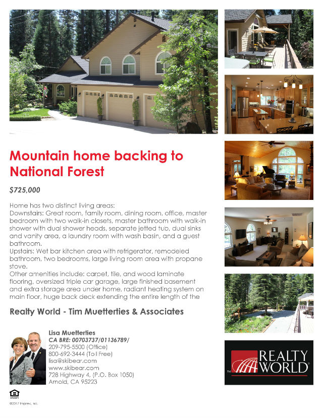 See This ‘ Everything You Could Possibly Wish For ‘Mountain Home Backing To National Forest $725,000 From Realty World
