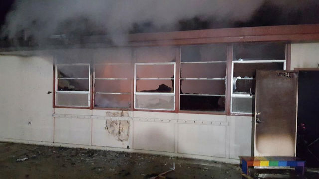 Early Morning Fire At Curtis Creek Elementary