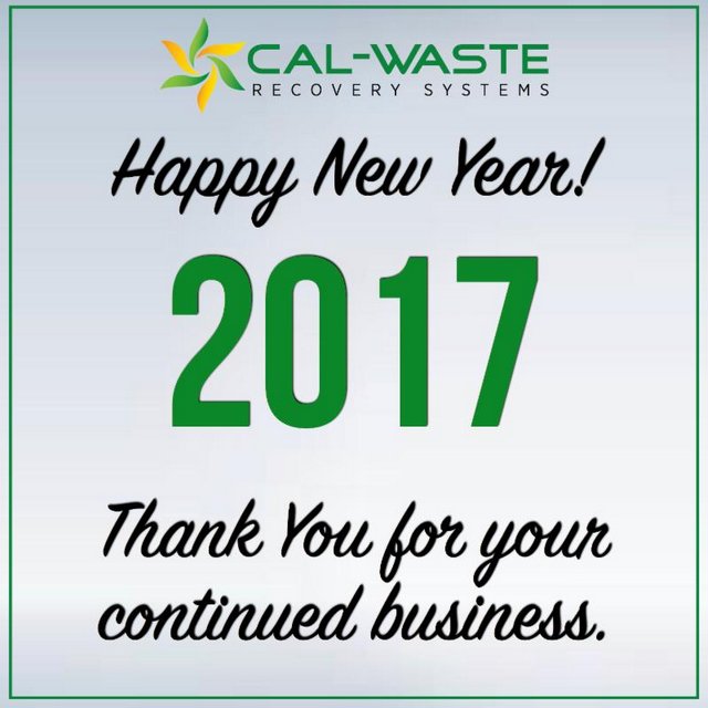 Happy New Year From Cal-Waste!