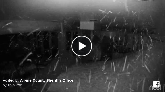 Alpine County Sheriff’s Department Shares Avalanche Video From Kirkwood Area