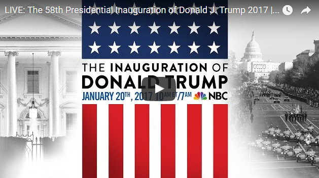 Live Stream Of The Inauguration Of Donald Trump