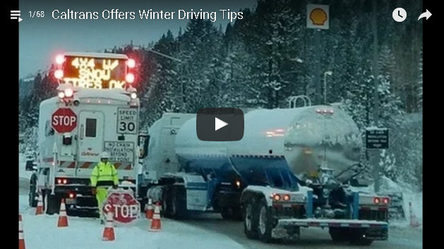 Winter Driving Tips & Chain Control Information From Caltrans