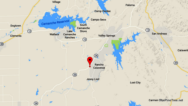 Fire Update…Fire Reported Near Hwy 26 & Jenny Lind Road
