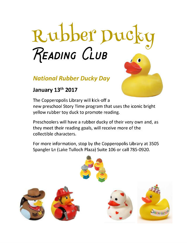 Rubber Ducky Reading Club