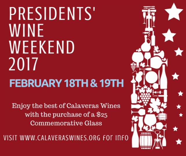 Presidents’ Day Wine Weekend is Coming!