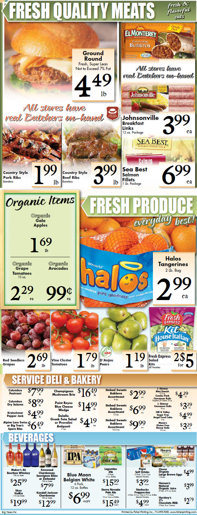 Big Trees Market Weekly Ad & Grocery Specials Through January 24th