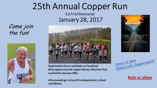 Up & Coming 25th Annual Copper Run!