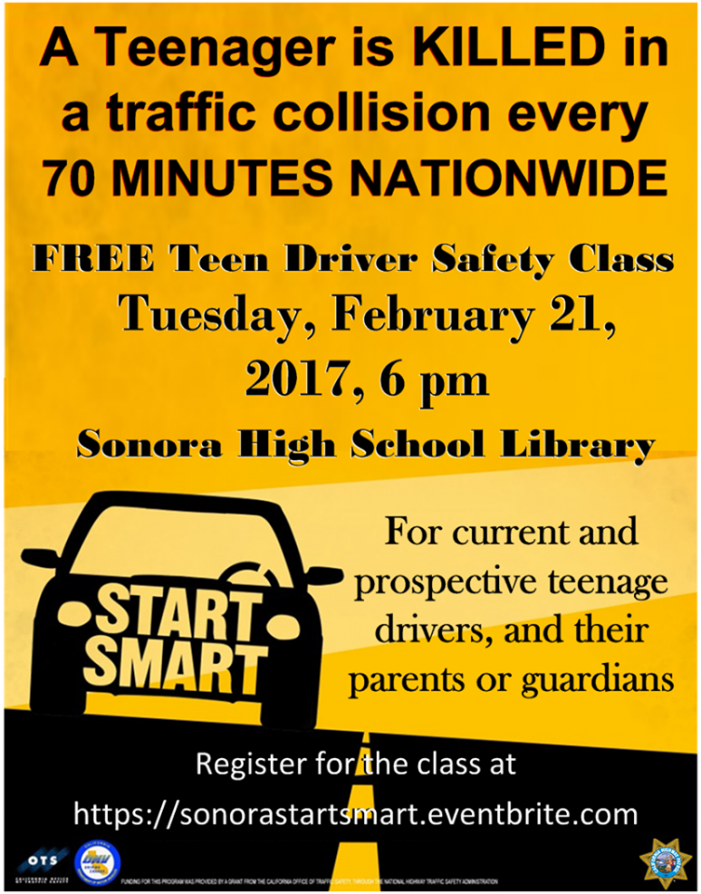 Teen Driving Class In Sonora Tonight