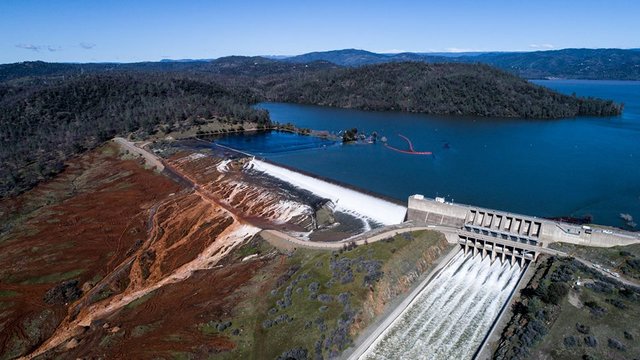 Flows From Damaged Oroville Auxiliary Spillway Have Ceased