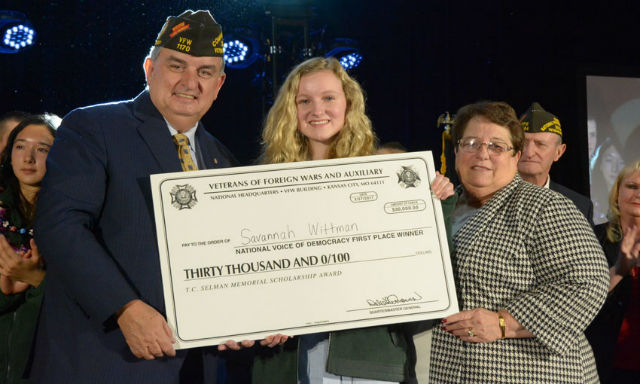 Angels Camp Student Takes Top VFW Scholarship Prize