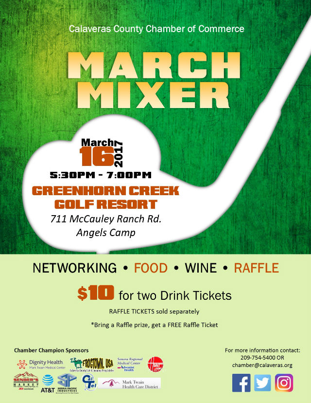 Calaveras Chamber Of Commerce March Mixer