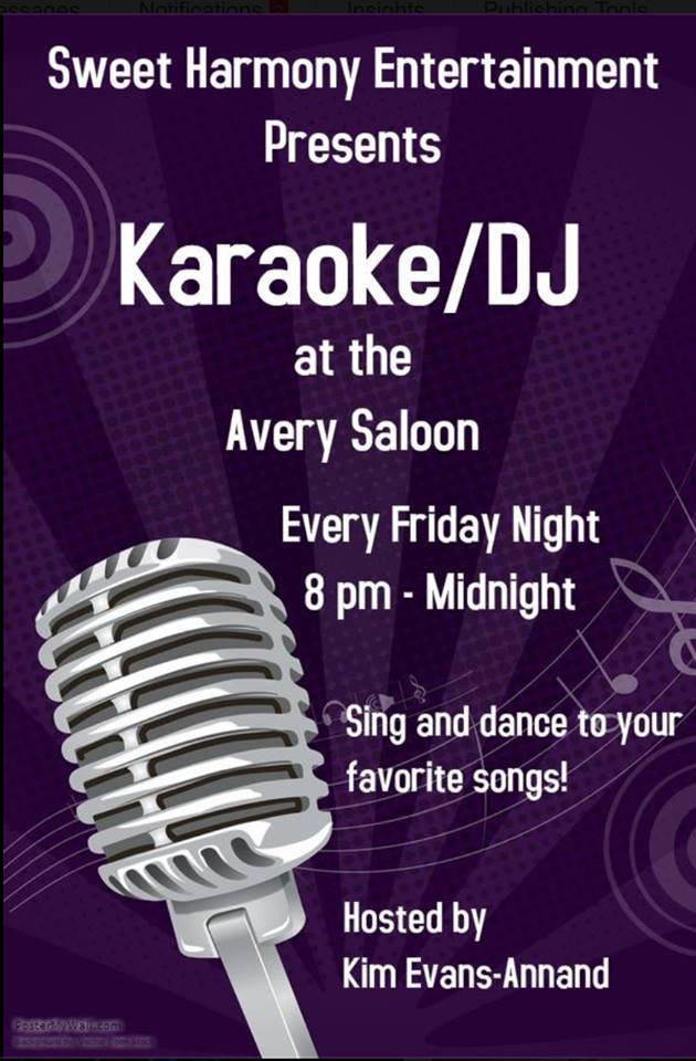Karaoke Tonight At Avery Saloon