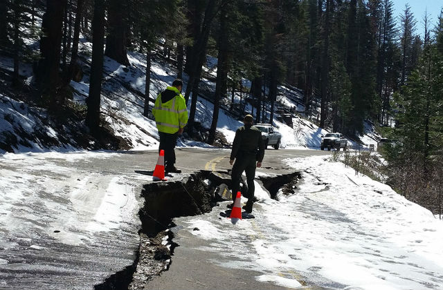 Yosemite National Park Working To Repair Big Oak Flat Road