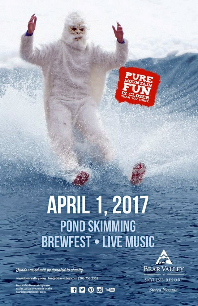 Hey Good People!!  It’s A “Pure Mountain Fun” Pond Skimming Weekend!!