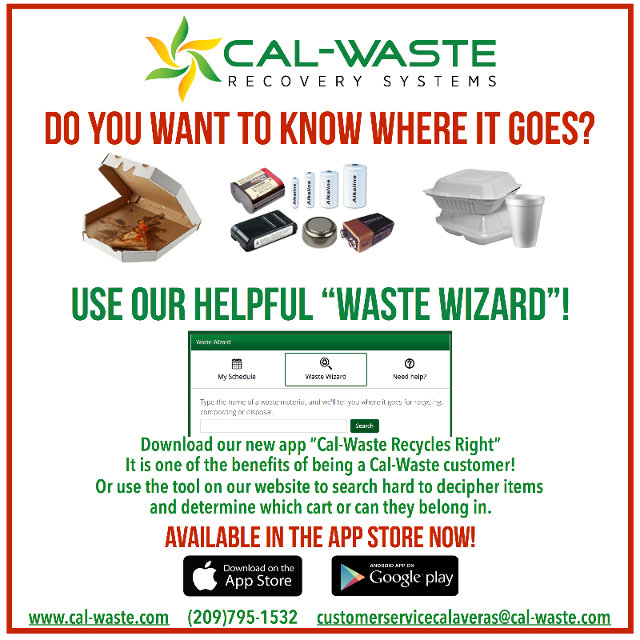 Get Your Cal-Waste App And You Will Know Where It Goes!