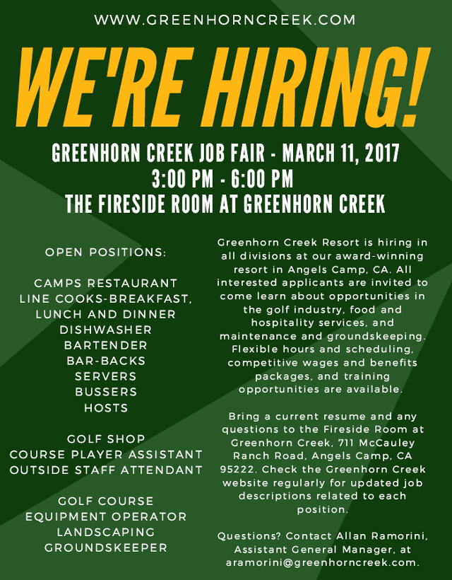 Live, Work, Play In The Heart of The Sierra Foothills At Greenhorn Creek
