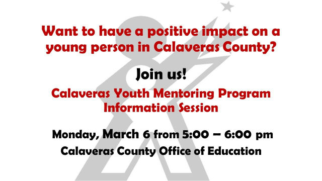 Calaveras Youth Mentoring Orientation