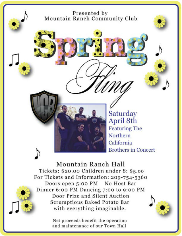 Mountain Ranch Spring Fling Fundraiser