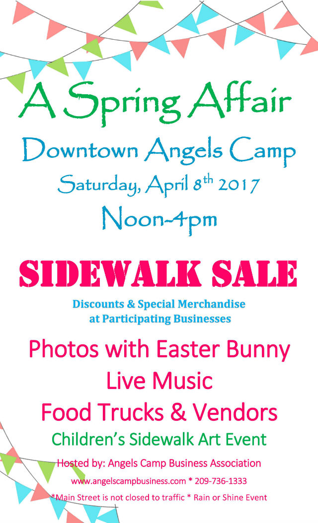 A Spring Affair Side Walk Sale! ~ Saturday, April 8th