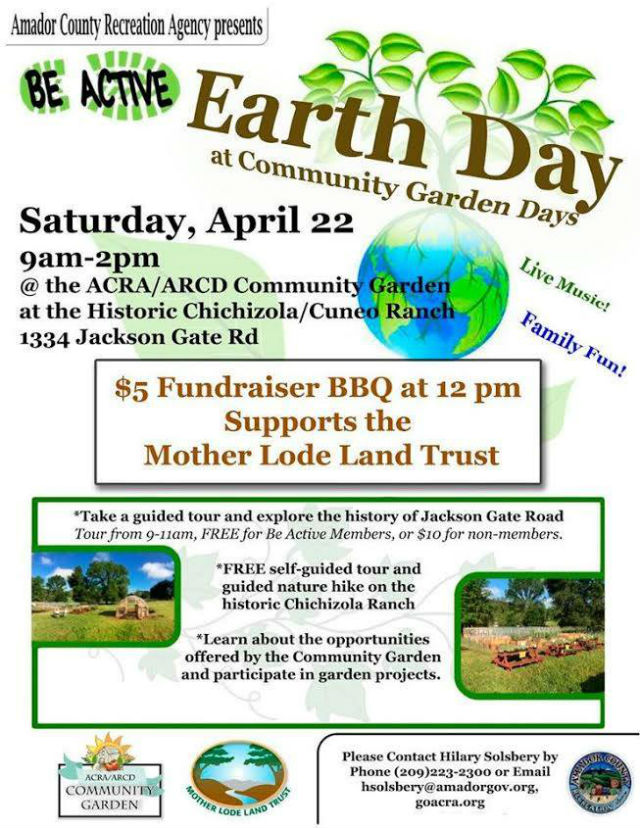 Earth Day Benefit At Cuneo Ranch Community Garden