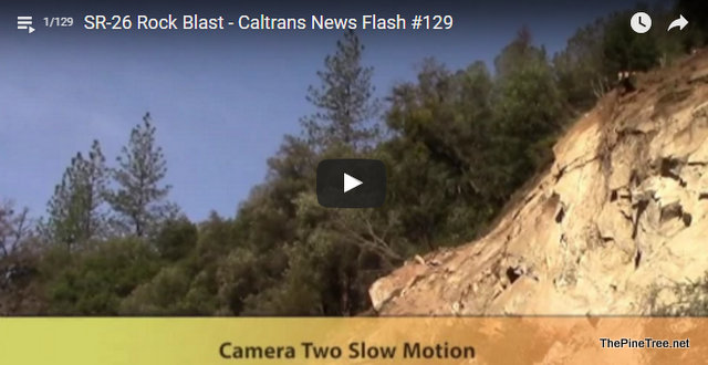 Caltrans Used 20lbs Of Explosives To Blast Debris On State Route 26