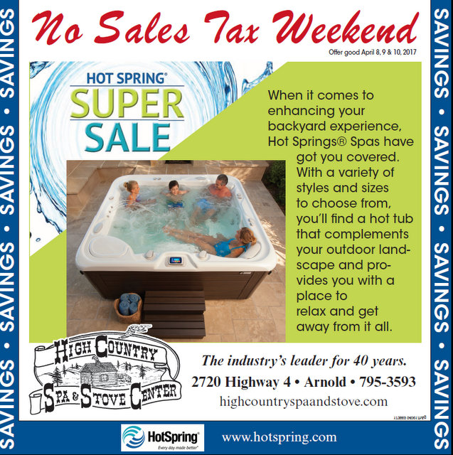 It’s A No Sales Tax Weekend At The Home & Garden Show On Spas From High Country Spa & Stove Center