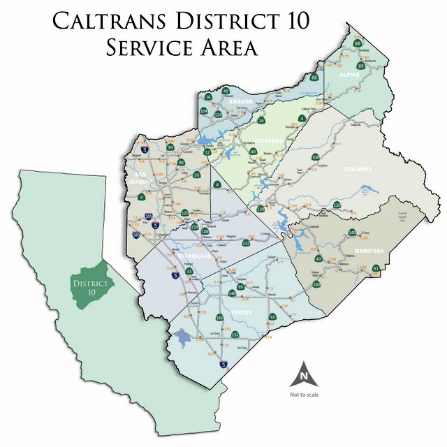 Caltrans District 10 Weekly Road Report April 24-30, 2022