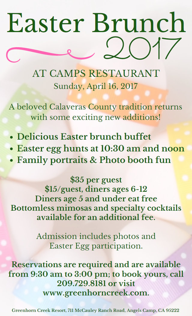 CAMPS Has An Unforgettable Easter Brunch Planned For You!