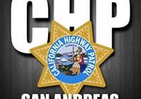 San Andreas CHP on Fatal Crash SR-26 East of Farris Dr.