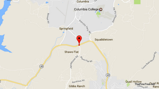 Traffic Update…Injury Collision Near Shaws Flat & Hwy 49