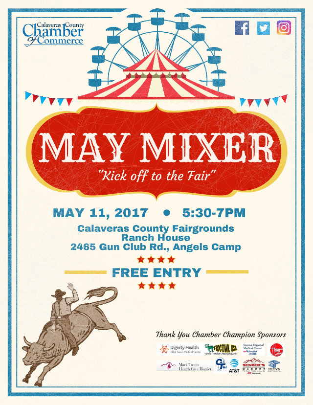The Big May Chamber of Commerce Mixer At The Ranch House Is Tonight!  Attend, Mingle & Kick Off Fair Season!