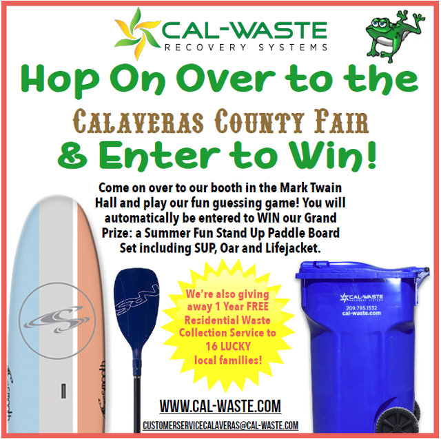 Enter To Win At The Cal-Waste Booth At Calaveras  Fair