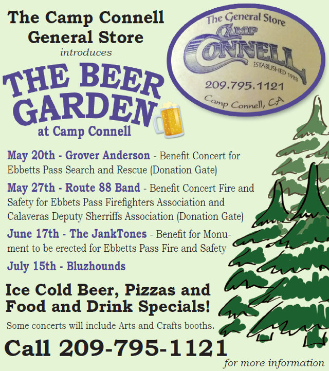 The Camp Connell General Store Introduces The Beer Garden